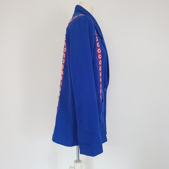 Refashioned Vintage Faux Suspender Blazer (M/L) - Picture 4 of 7